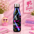 Barbie Insulated Water Bottle for Girls | Stainless Steel Hot & Cold Bottle (500ml)