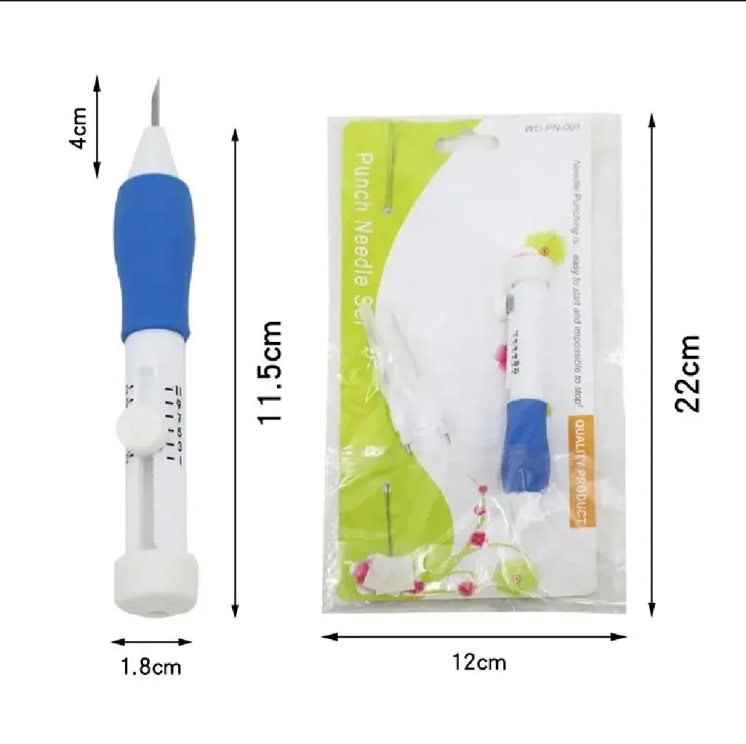 Embroidery Knitting Pocket Needle Pen - Magic Embroidery Pen Kit