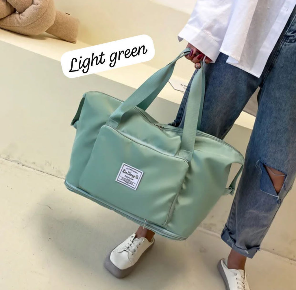 Foldable Waterproof Travel Tote Bag – Large Capacity Lightweight Handbag
