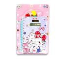 Cute Hello Kitty Stationery Gift Set – Spiral Diary with Built-in Calculator, Pen & Erasers for Girls