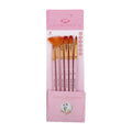 Xinbowen 6 PCS Artist Paint Brush Set | Premium Brushes for Acrylic, Watercolor & Oil Painting