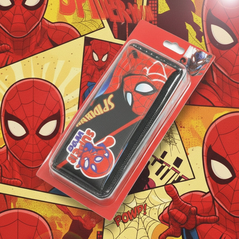 Spider-Man Premium 3D Embossed Pencil Case for Kids – Durable Stationery Pouch for School