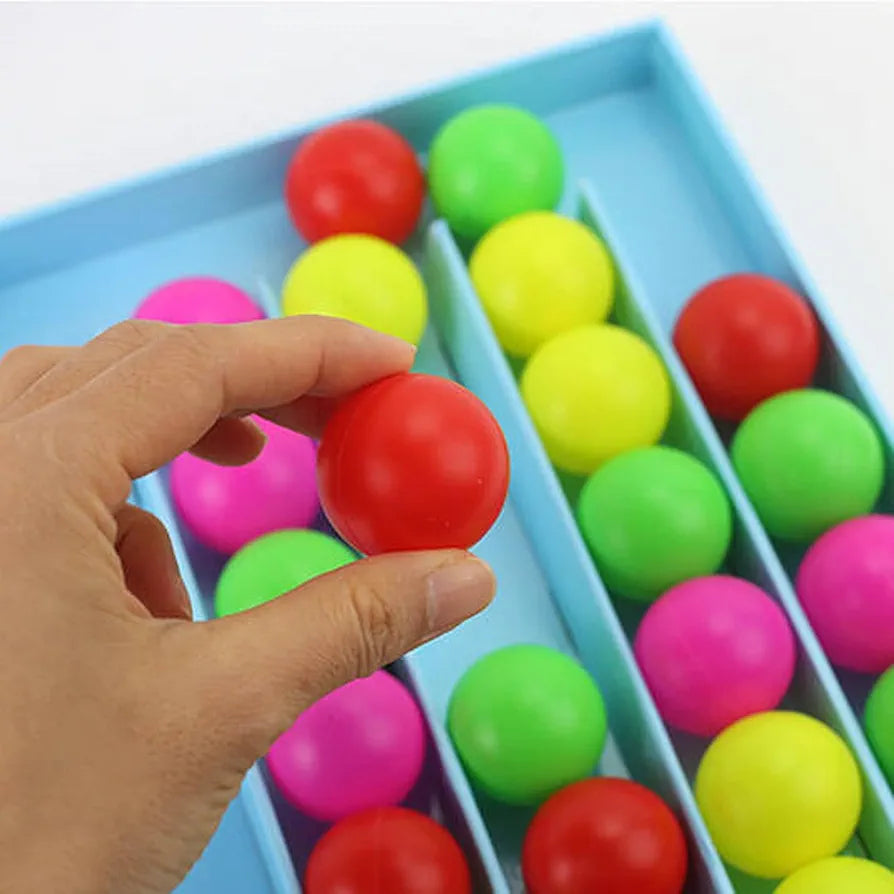 Color Ball Challenge Board Game – Educational Sorting & Logic Toy for Kids