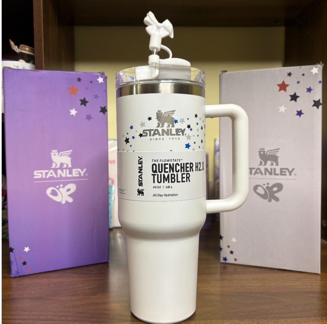 Stanley x Olivia Rodriguez Tumbler 40oz - Limited Edition Purple & Pink Quencher H2.0