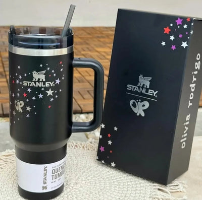 Stanley x Olivia Rodriguez Tumbler 40oz - Limited Edition Purple & Pink Quencher H2.0