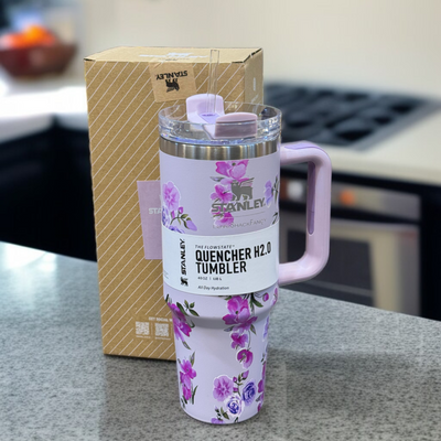 Stanley Quencher H2.0 Tumbler 40 oz - Love Shack Fancy Lavender Kids Tumbler