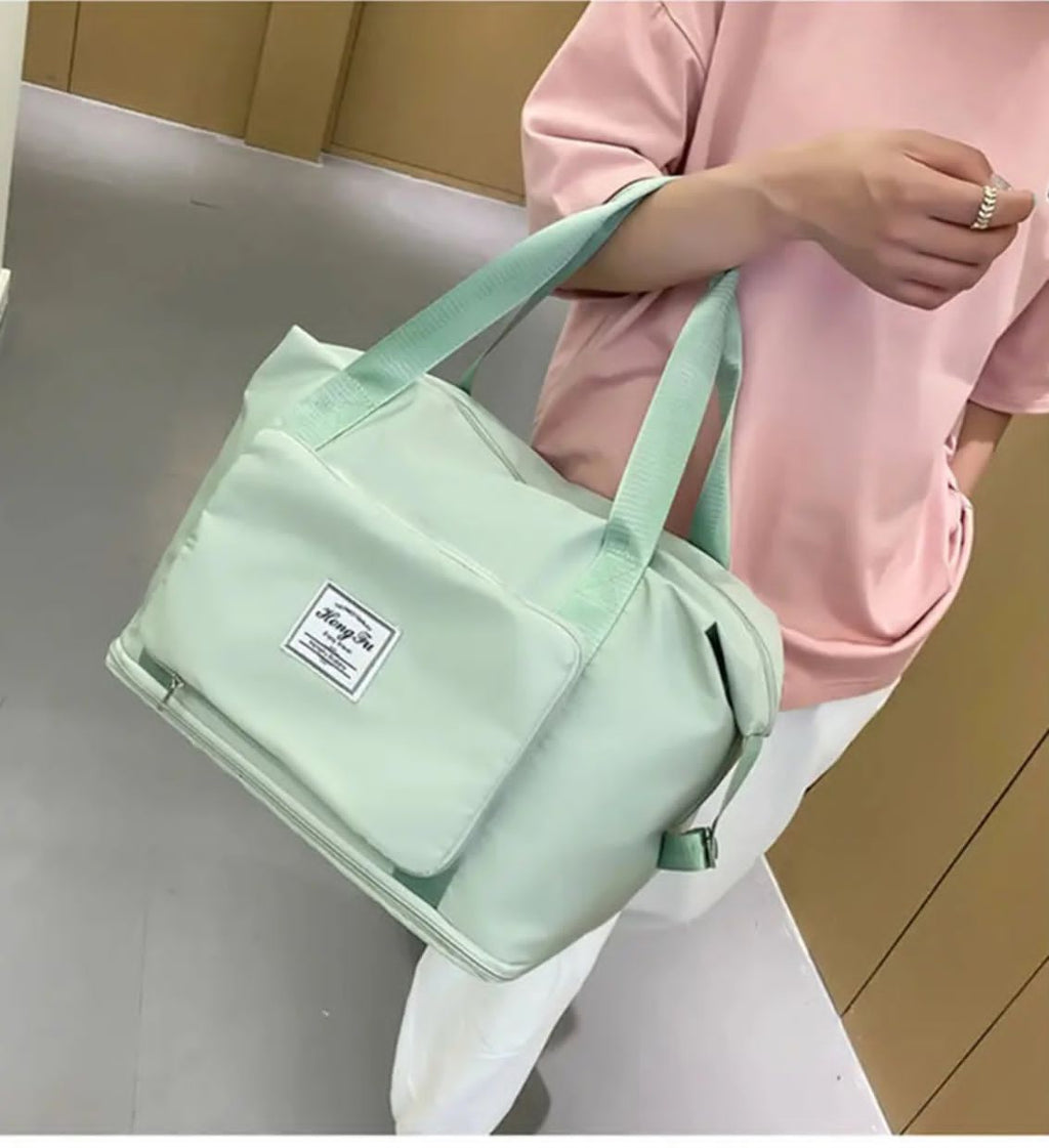 Foldable Waterproof Travel Tote Bag – Large Capacity Lightweight Handbag