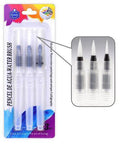 Keep Smiling 3 PCS Water Brush Pen Set | Refillable Aqua Water Brushes for Watercolor Painting & Calligraphy