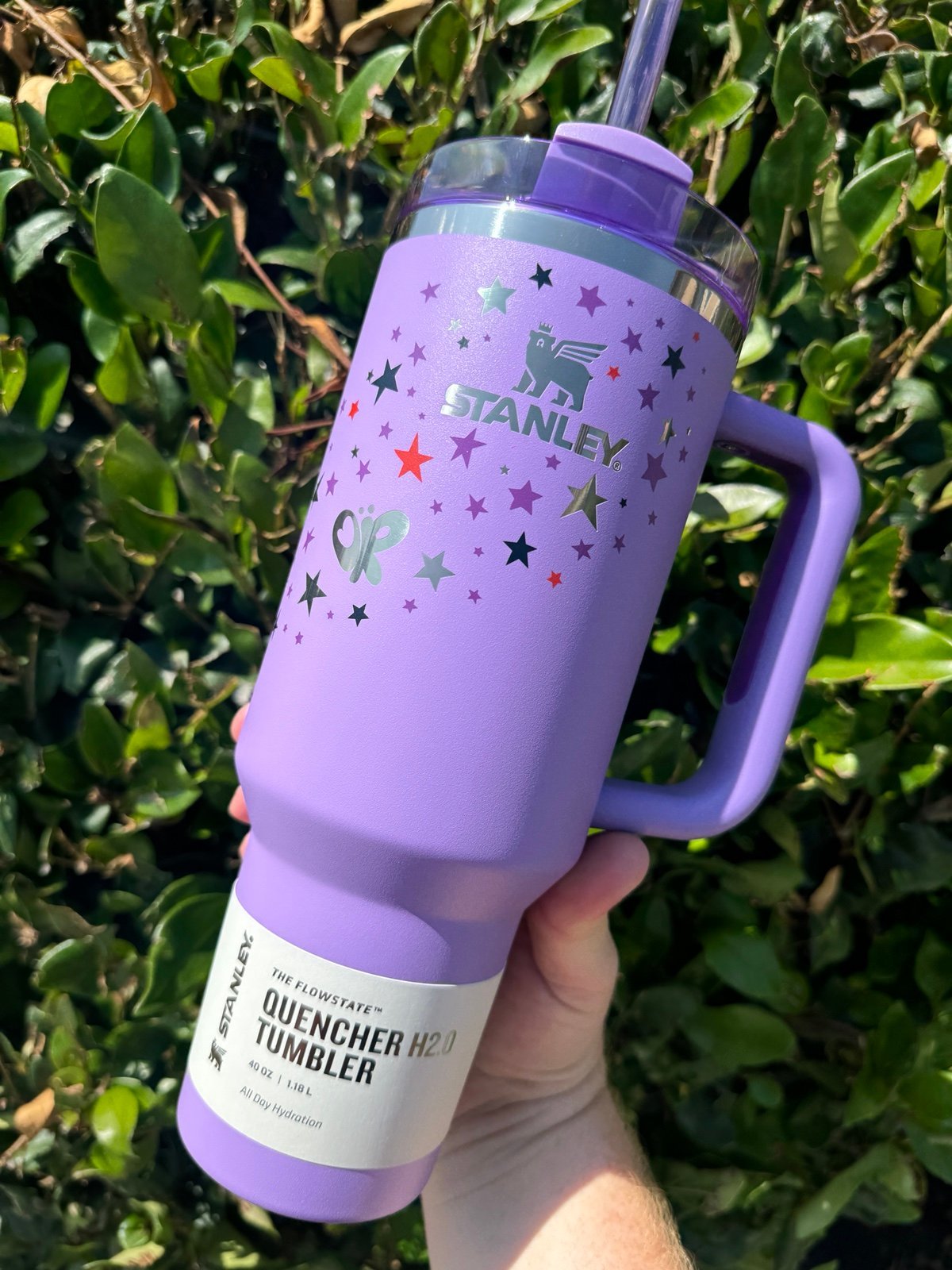 Stanley x Olivia Rodriguez Tumbler 40oz - Limited Edition Purple & Pink Quencher H2.0