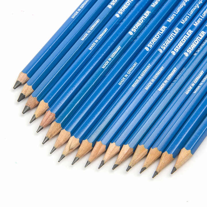 STAEDTLER Mars Lumograph 12 Drawing Pencils | Premium Graphite Sketching & Shading Pencils for Artists, Architects & Designers