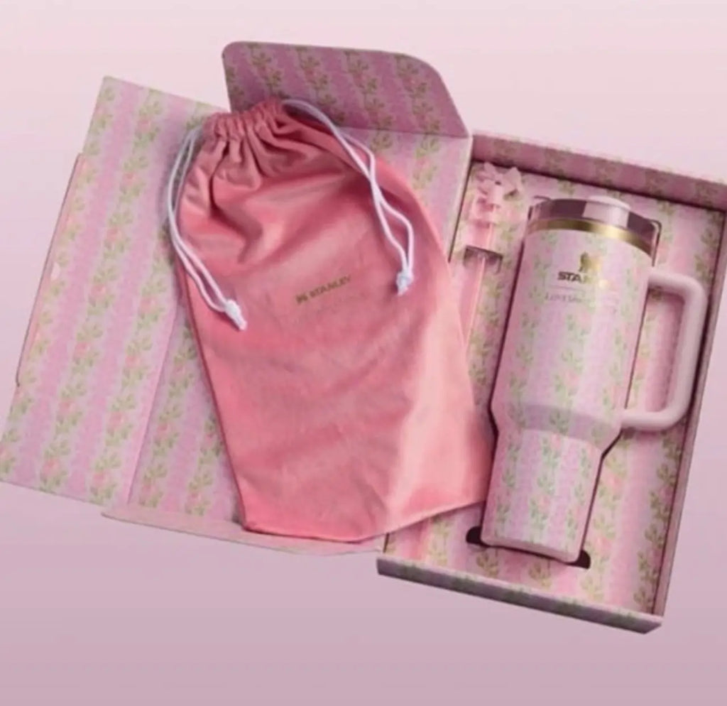 LOVESHACKFANCY x Stanley Pink Floral Tumbler