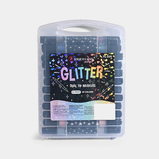 Ultimate Sparkle & Shine Metallic Glitter Marker Pen Set (24 Count)