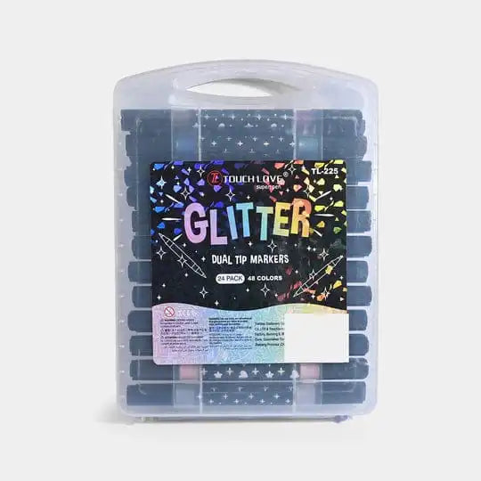 Ultimate Sparkle & Shine Metallic Glitter Marker Pen Set (24 Count)