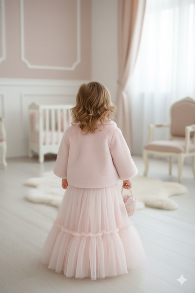 Adorable Baby Girl Soft Pink Fur Jacket ❄️💗