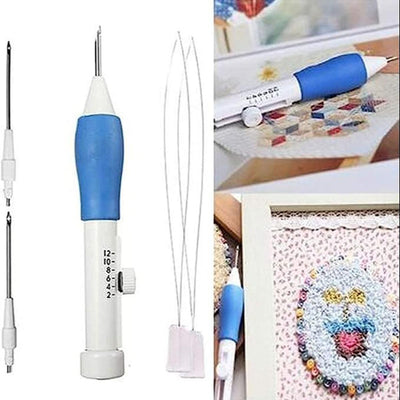 Embroidery Knitting Pocket Needle Pen - Magic Embroidery Pen Kit