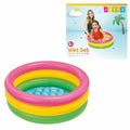 Intex Inflatable Sunset Glow Baby Pool – 3-Ring Colorful Kids Swimming Pool